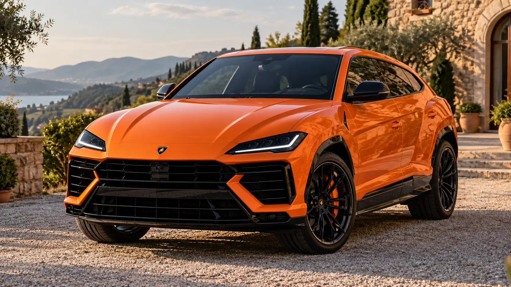 Miniatura generada por IA de Lamborghini Urus SE, utilizando la ilustración de su perfil de artículo.