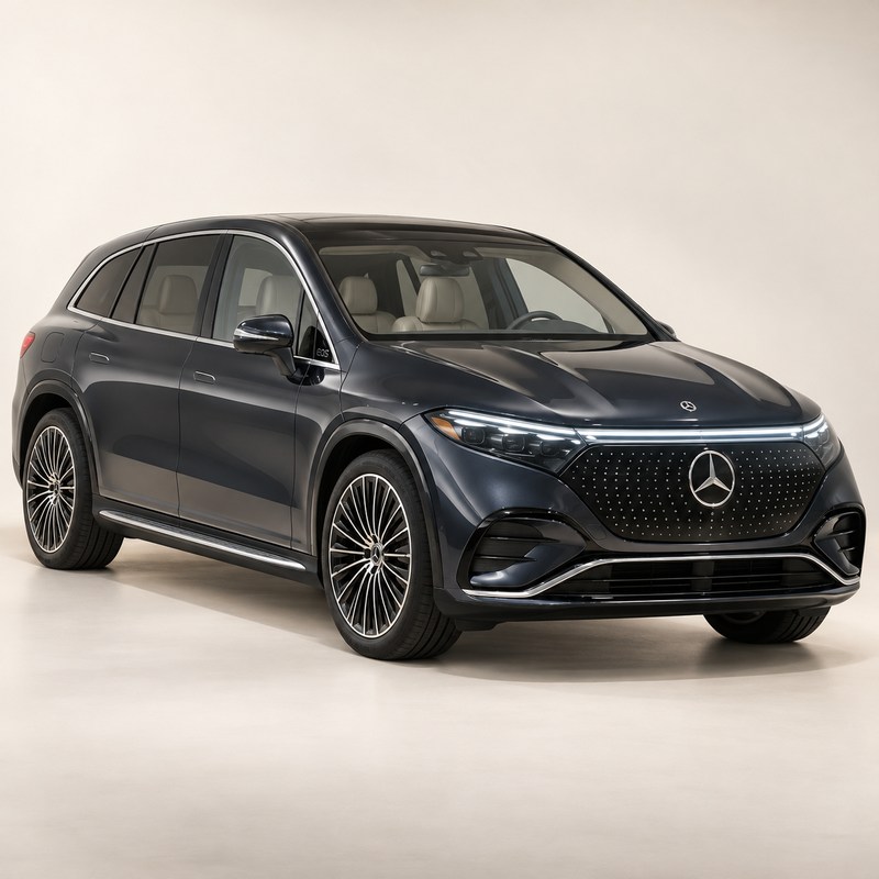 Mercedes-Benz — EQS SUV — Иллюстрация, созданная ИИ