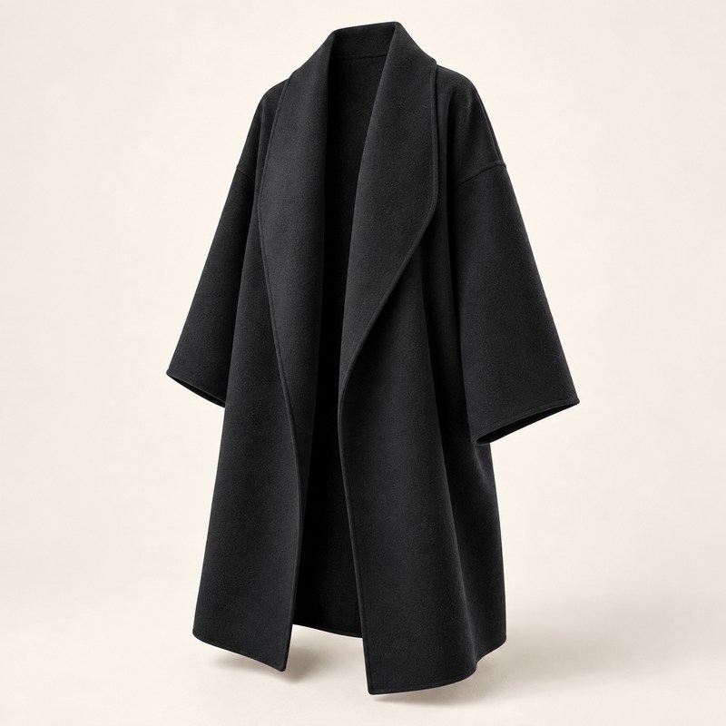 TOTEME — Signature doublé coat — Ilustração gerada por IA