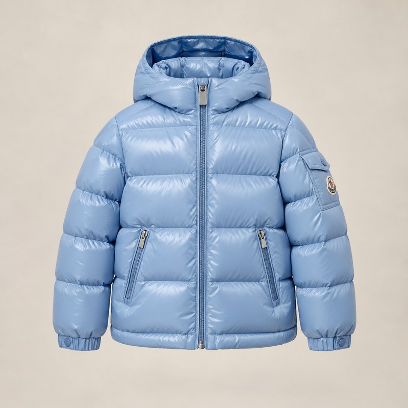 Moncler — New Moncler Maya Hooded Down Jacket — رسم توضيحي مولد بالذكاء الاصطناعي