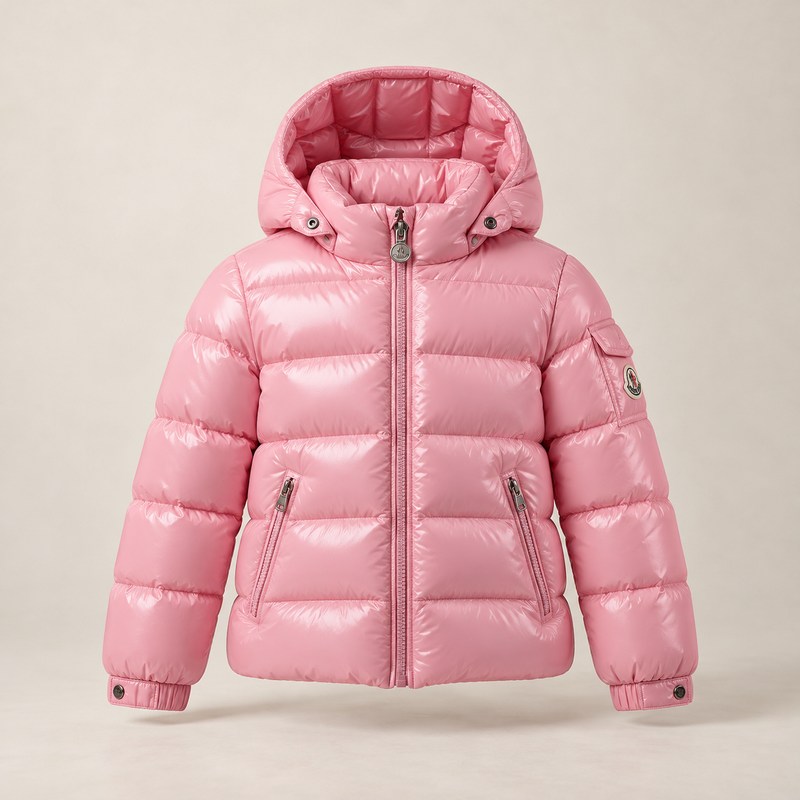 Moncler — Bady Hooded Down Jacket — رسم توضيحي مولد بالذكاء الاصطناعي