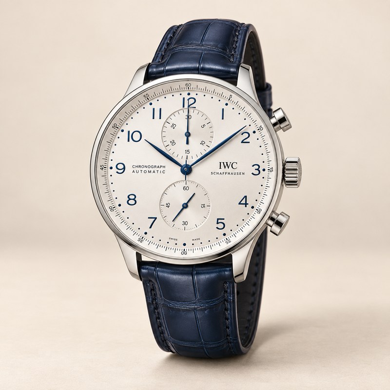 IWC Schaffhausen — Portugieser Chronograph — AI 生成イラスト